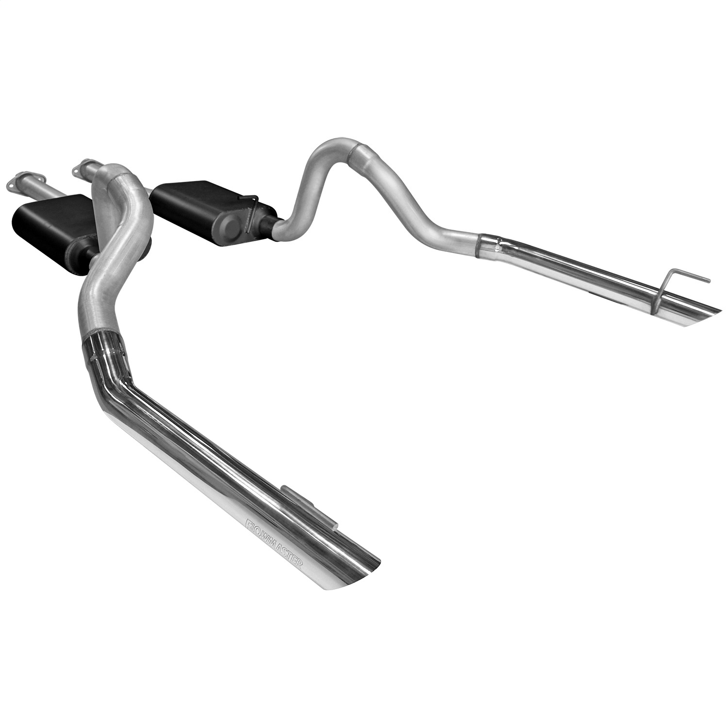 Flowmaster Flowmaster 17215 American Thunder Cat Back Exhaust System Fits 98 Mustang