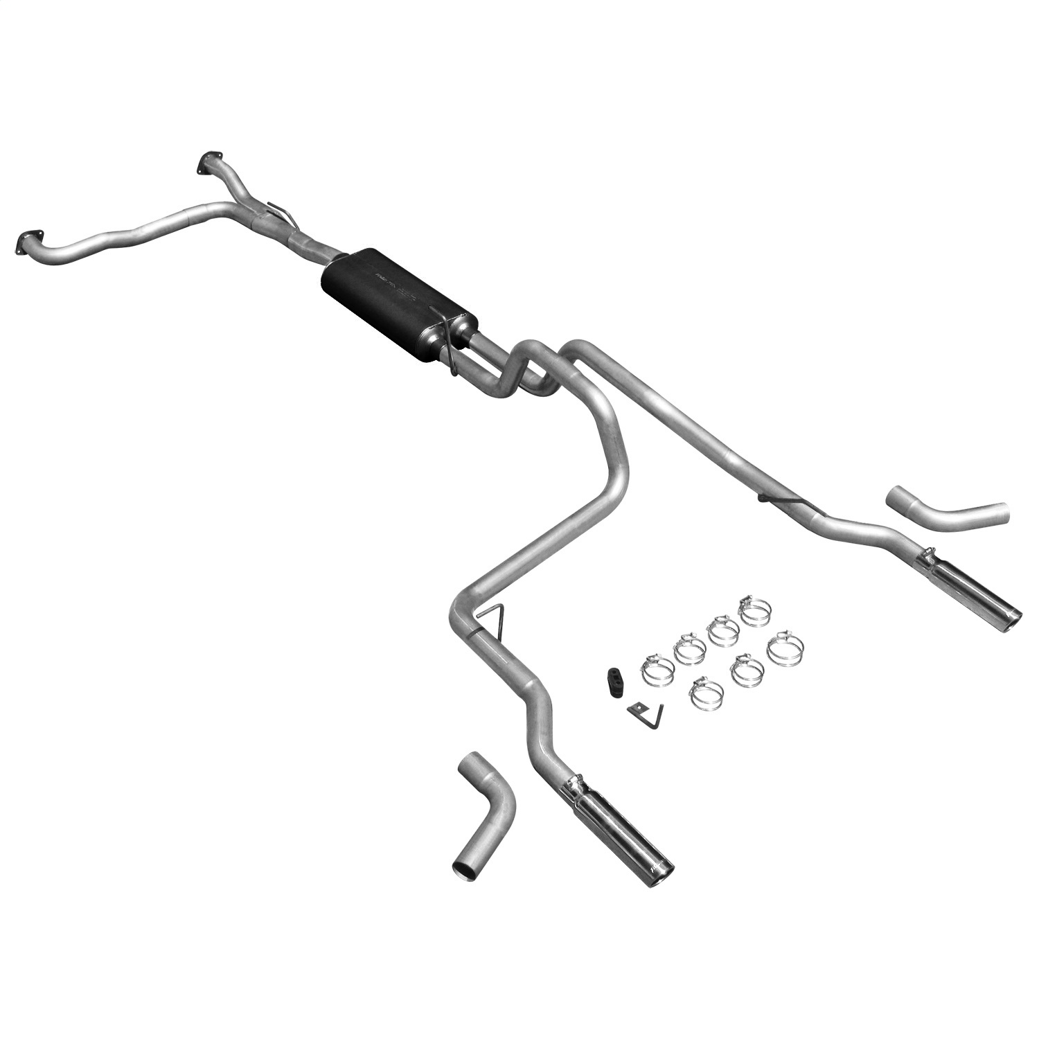 Flowmaster Flowmaster 17406 American Thunder Cat Back Exhaust System Fits 04-08 Titan