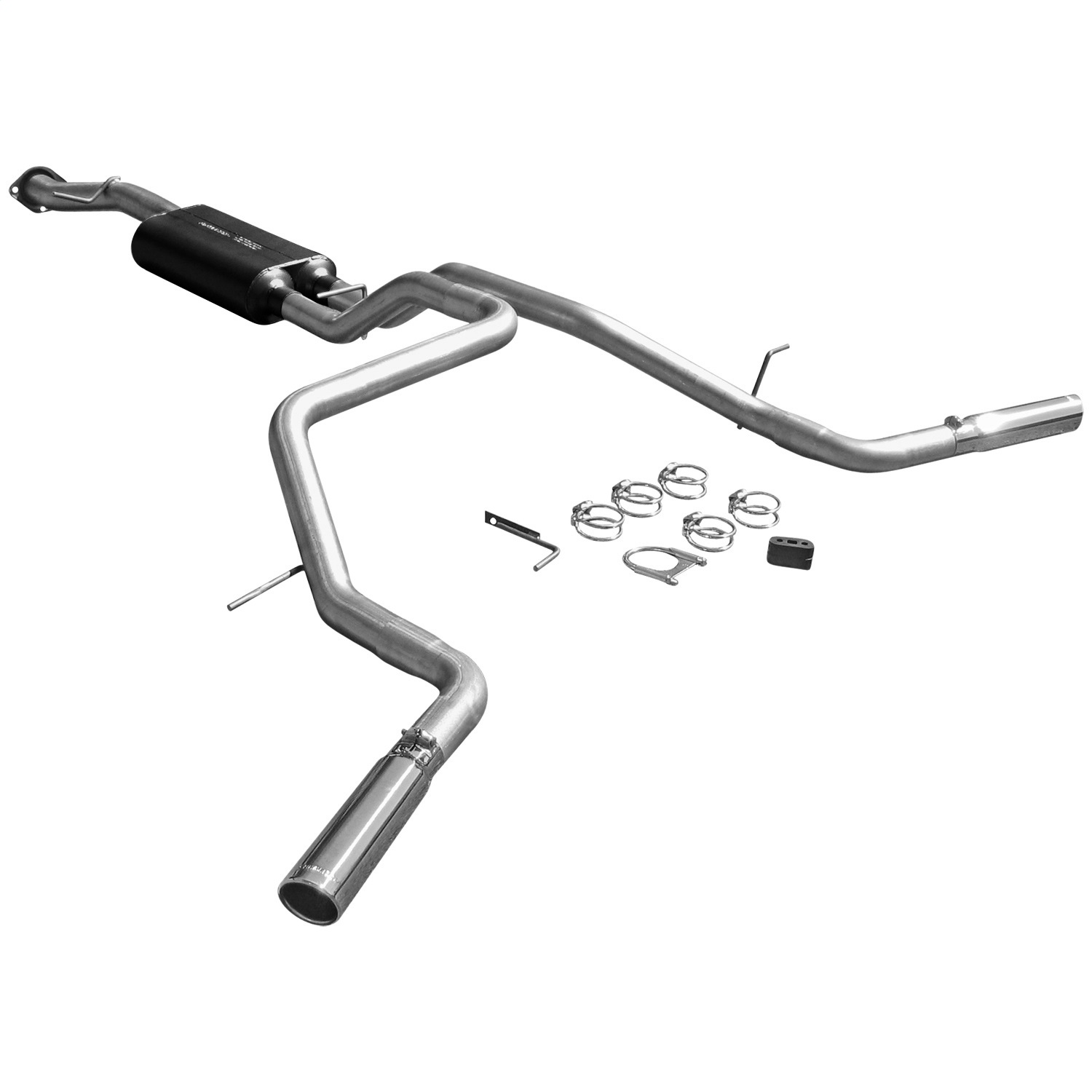Flowmaster Flowmaster 17419 American Thunder Cat Back Exhaust System Fits 04-06 Tahoe Yukon