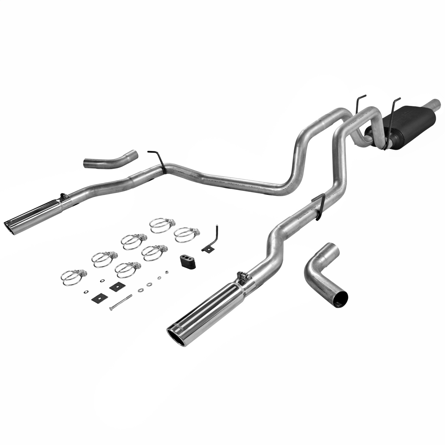 Flowmaster Flowmaster 17424 American Thunder Cat Back Exhaust System Fits 06-08 Ram 1500