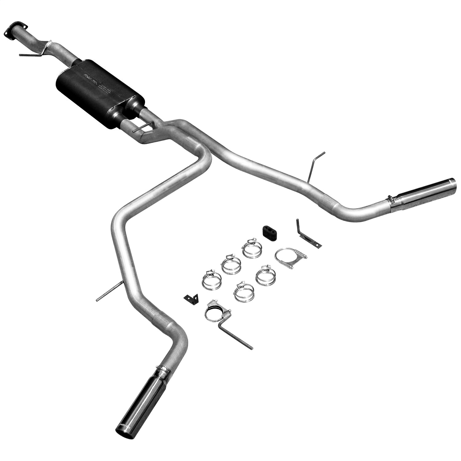 Flowmaster Flowmaster 17430 American Thunder Cat Back Exhaust System Fits 07-08 Tahoe Yukon