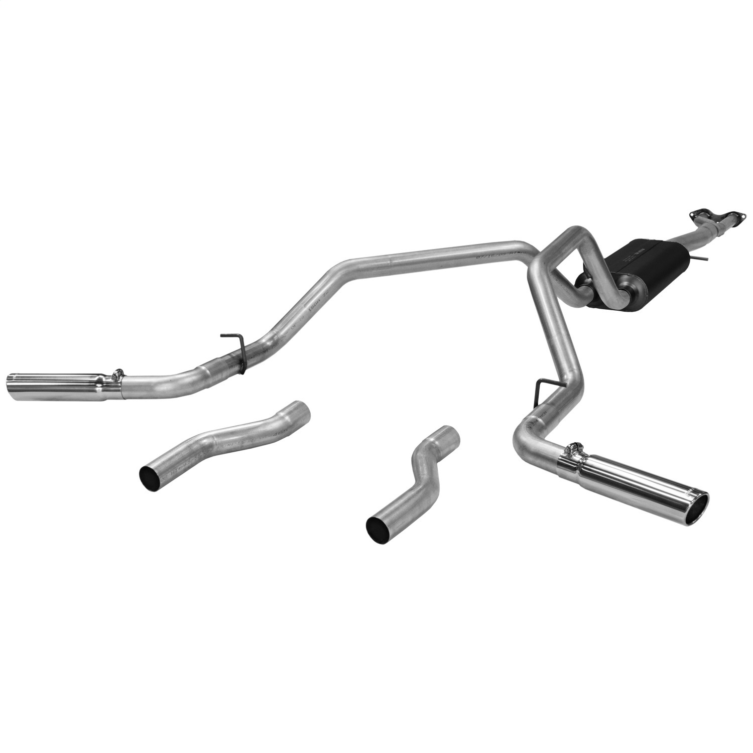 Flowmaster Flowmaster 17470 American Thunder Cat Back Exhaust System Fits 96-99 C1500 K1500