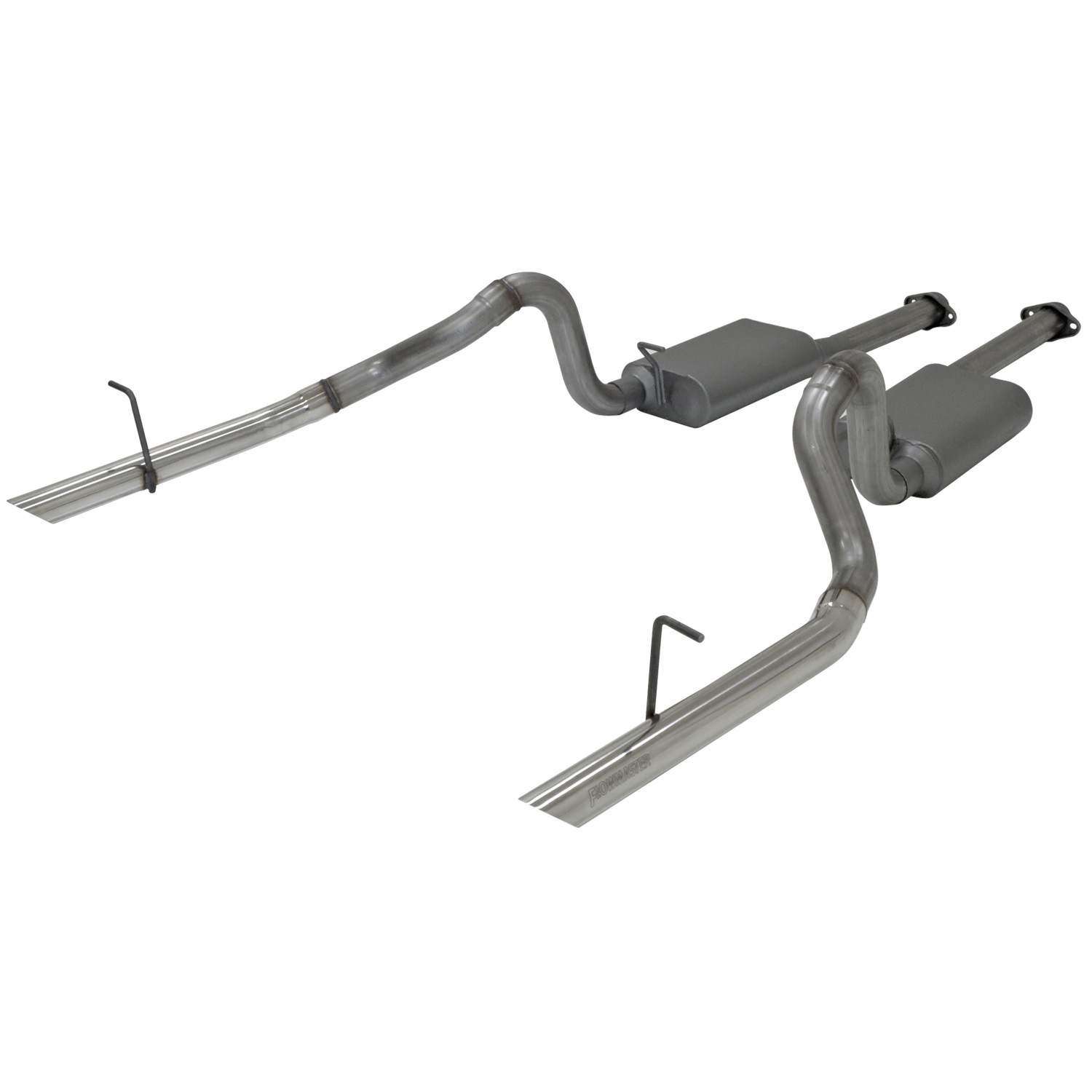 Flowmaster Flowmaster 817212 American Thunder Cat Back Exhaust System Fits 94-97 Mustang