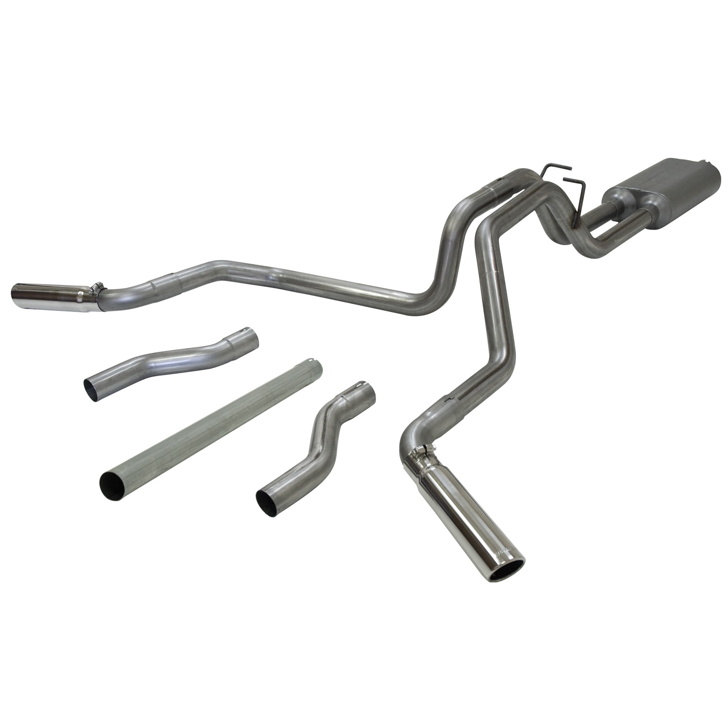 Flowmaster Flowmaster 817429 American Thunder Cat Back Exhaust System Fits 94-01 Ram 1500