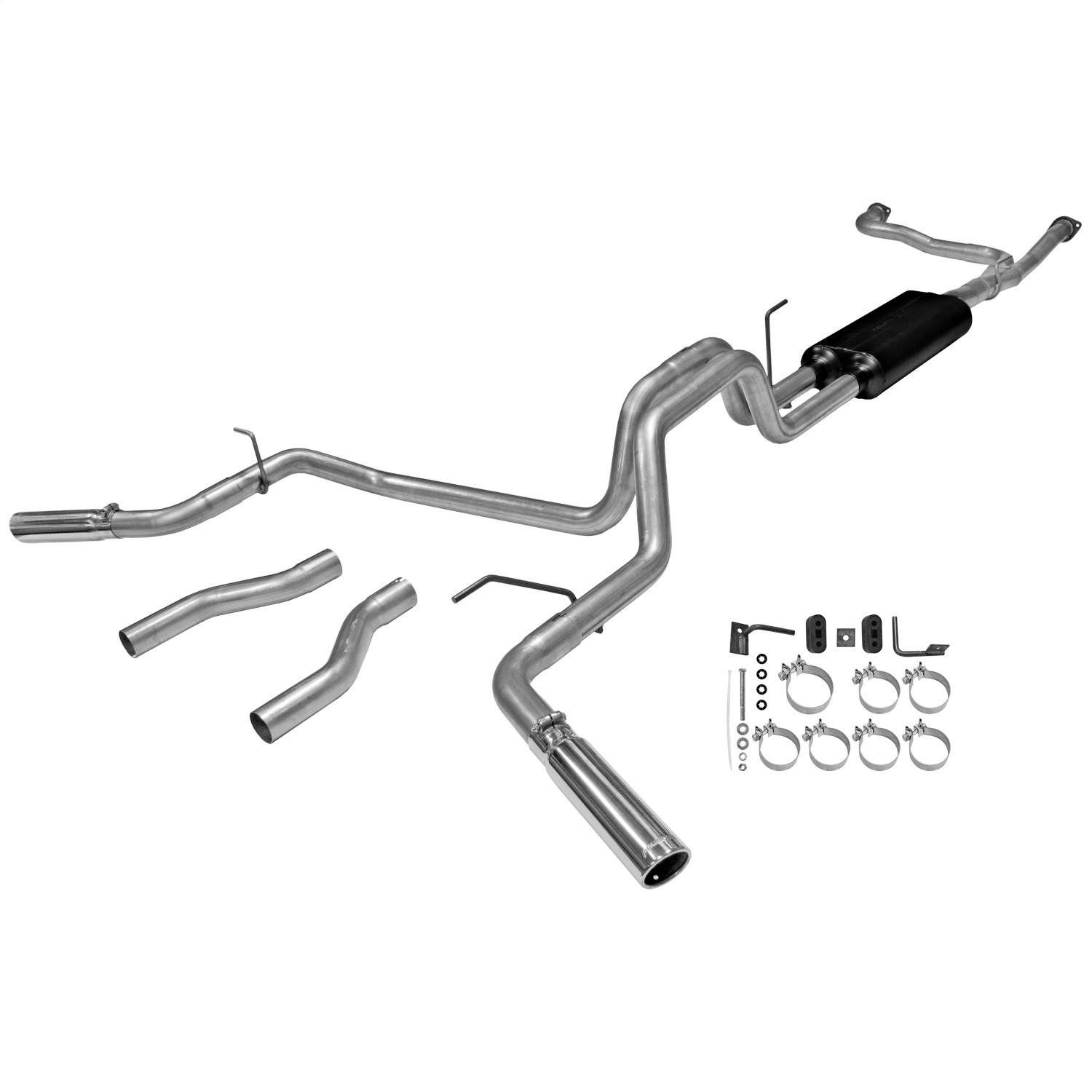 Flowmaster Flowmaster 817485 American Thunder Cat Back Exhaust System Fits 04-15 Titan