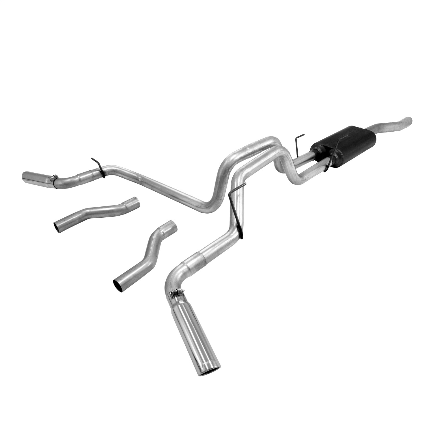 Flowmaster Flowmaster 817647 American Thunder Cat Back Exhaust System Fits 13-14 2500 3500