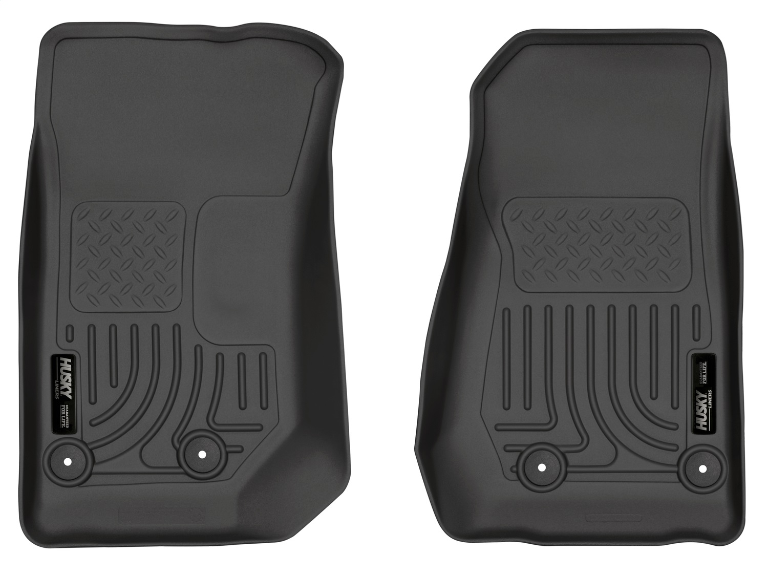 Husky Liners Husky Liners 18041 WeatherBeater Floor Liner Fits 14-15 Wrangler (JK)