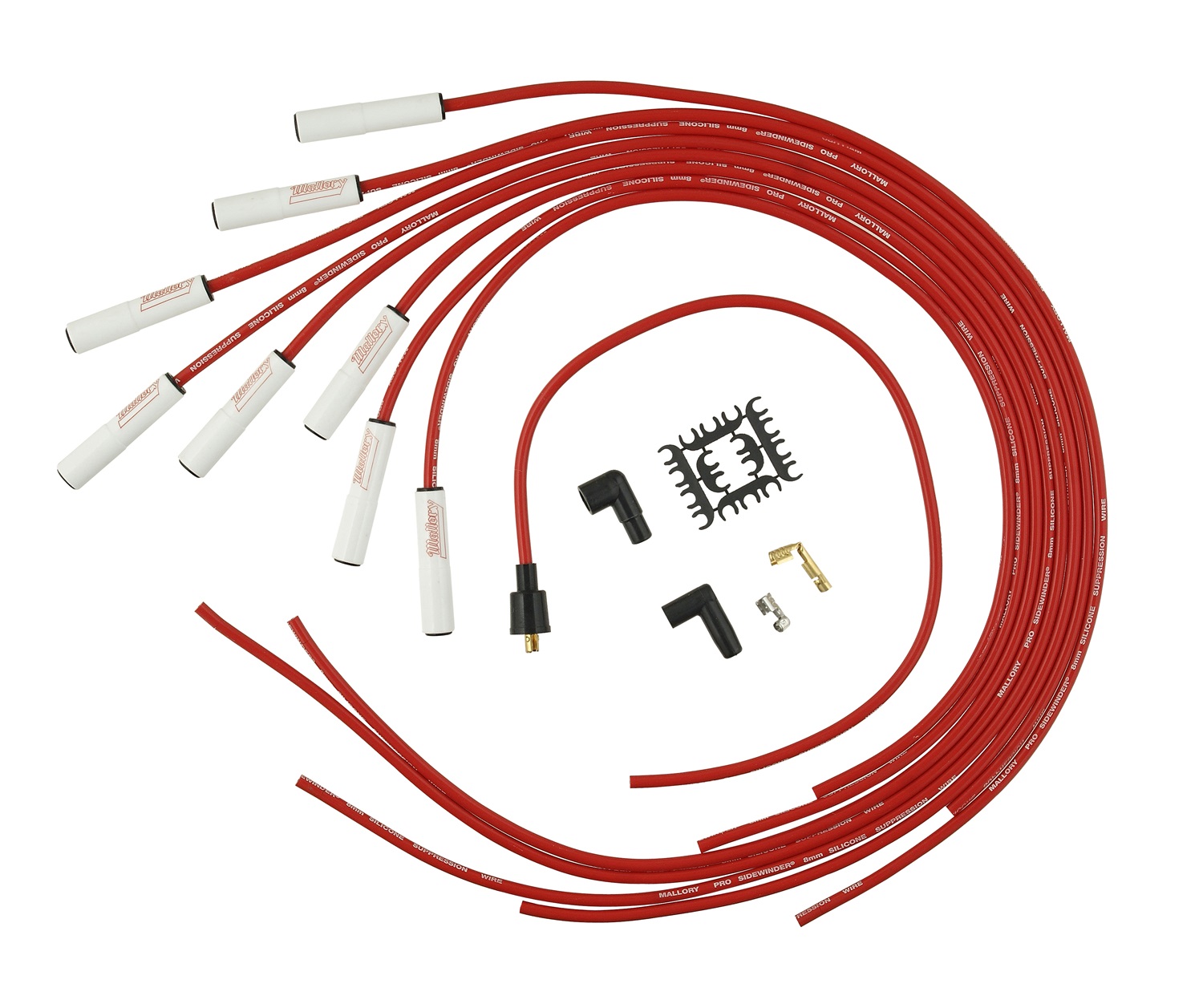 Mallory Mallory 938C Pro Sidewinder Spark Plug Wire Kit