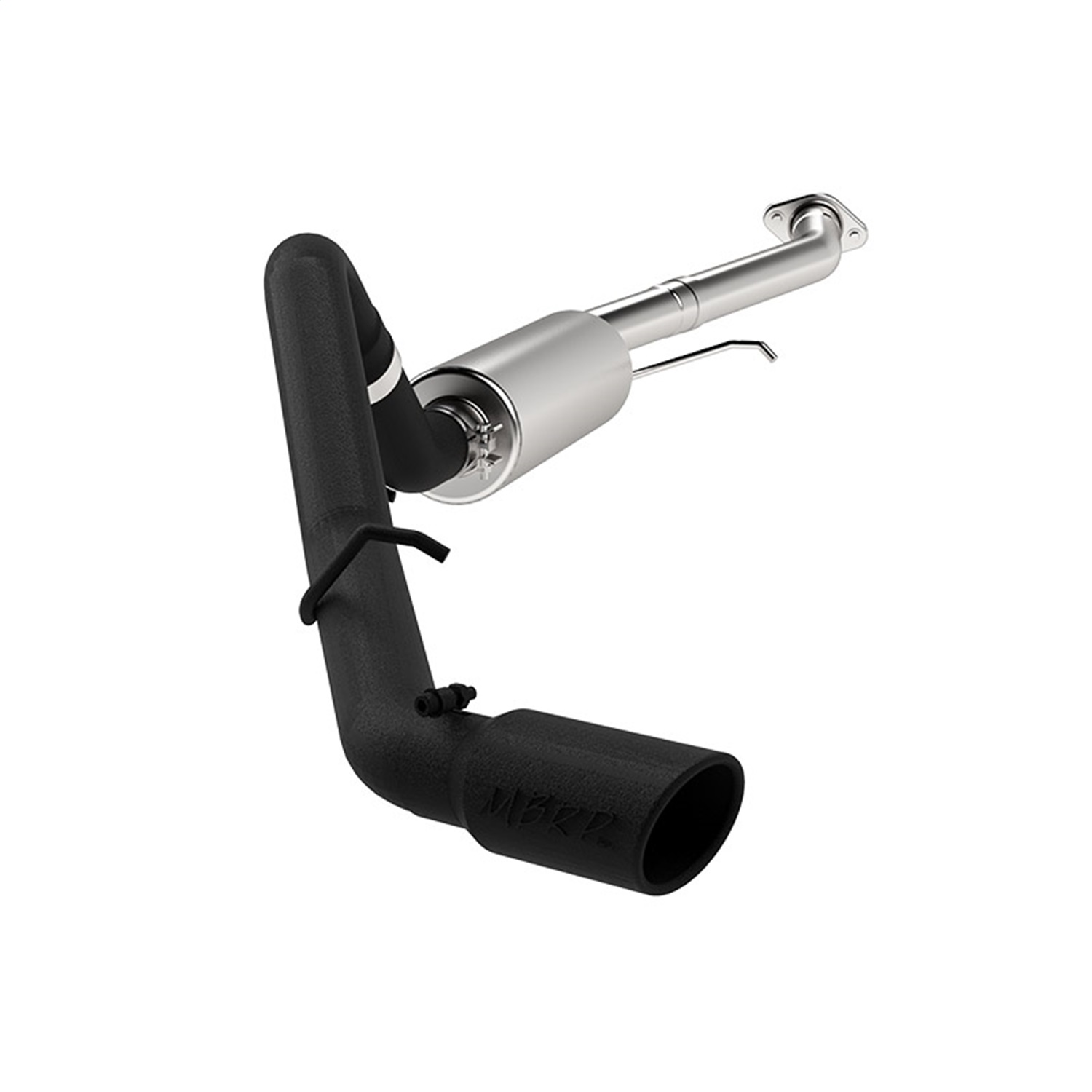 MBRP Exhaust MBRP Exhaust S5014BLK Black Series; Cat Back Single Side Exit Exhaust System