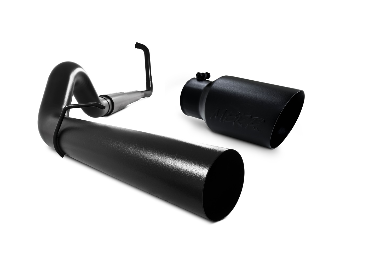 MBRP Exhaust MBRP Exhaust S6224BLK Black Series; Turbo Back Single Side Exhaust System