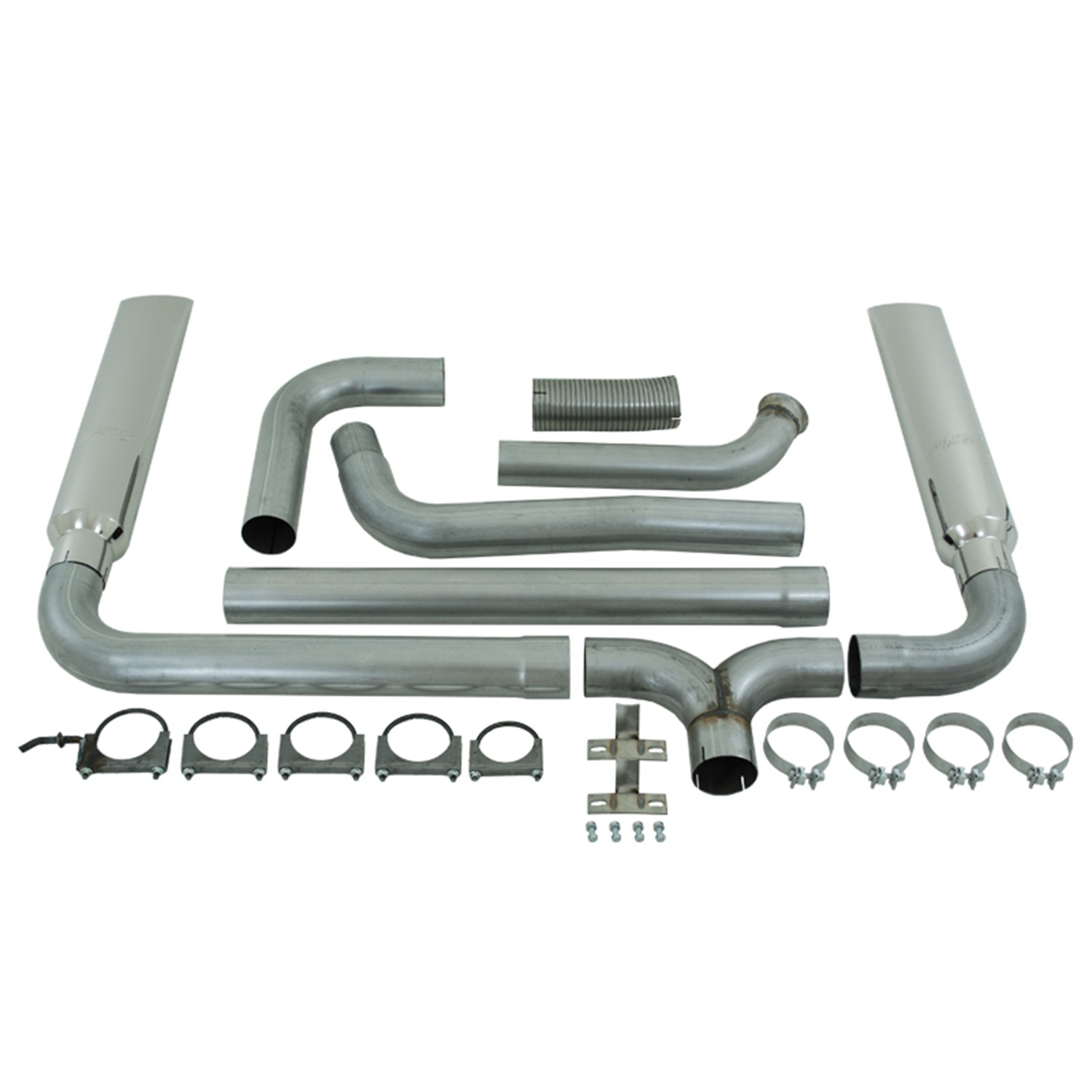 MBRP Exhaust MBRP Exhaust S9201AL Smokers; Installer Series Turbo Back Stack Exhaust System