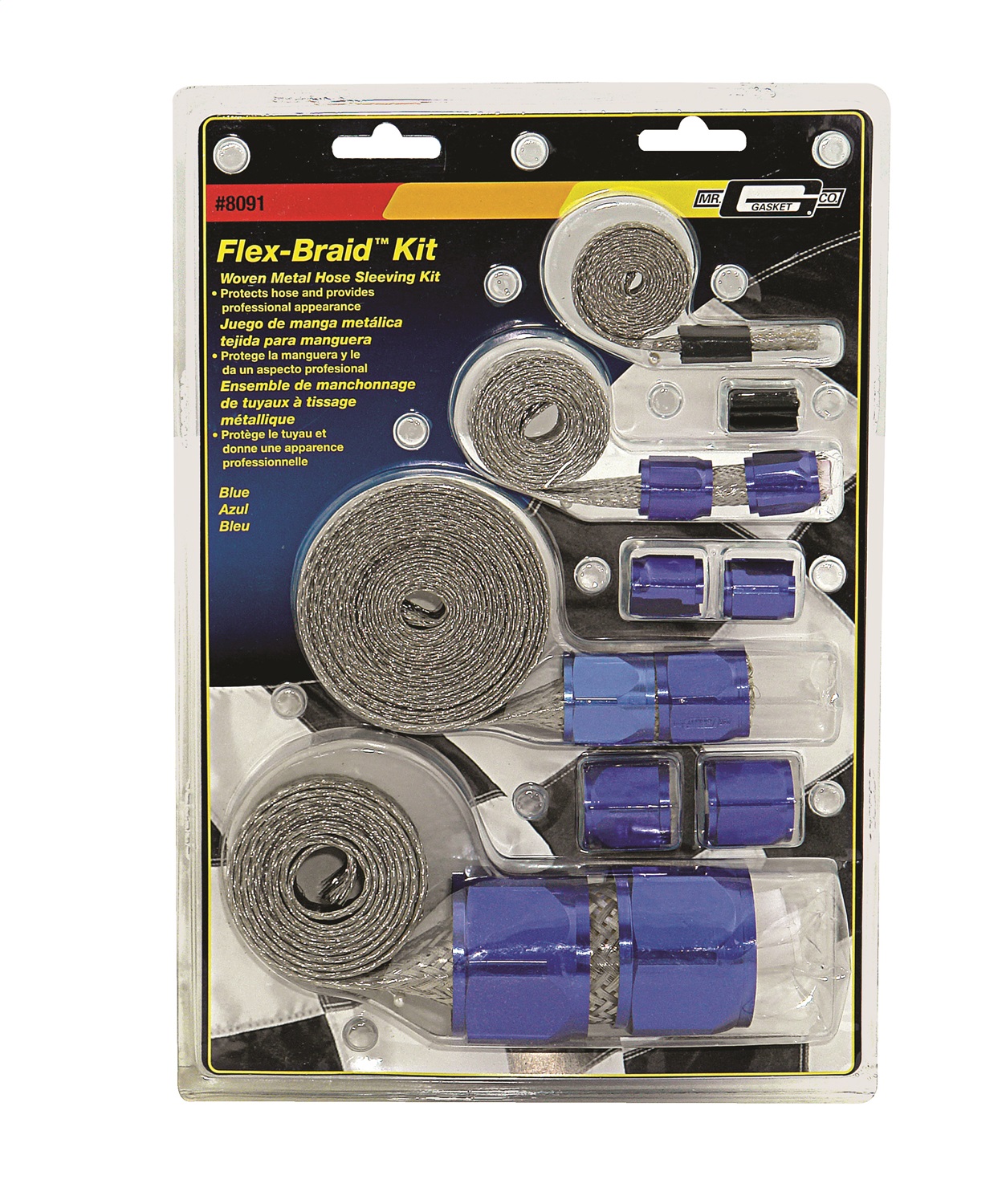 Mr. Gasket Mr. Gasket 8091 Flex-Braid Hose Sleeving Kit