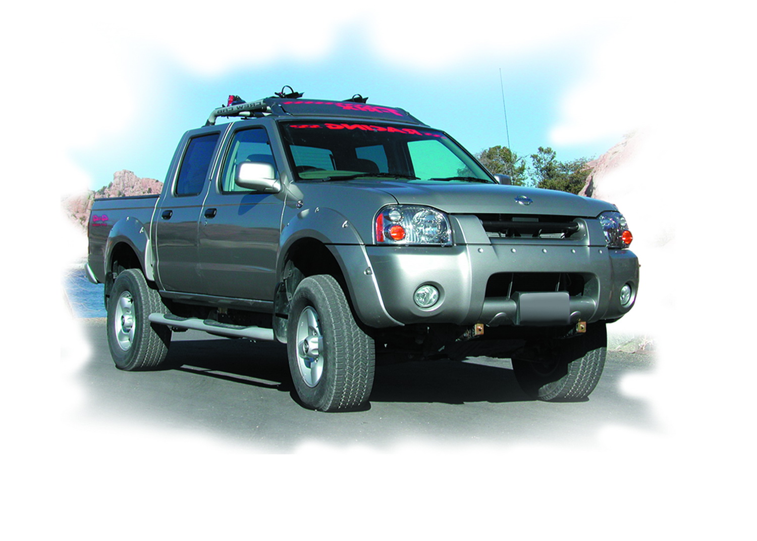 2005 Nissan frontier body lift kit #2