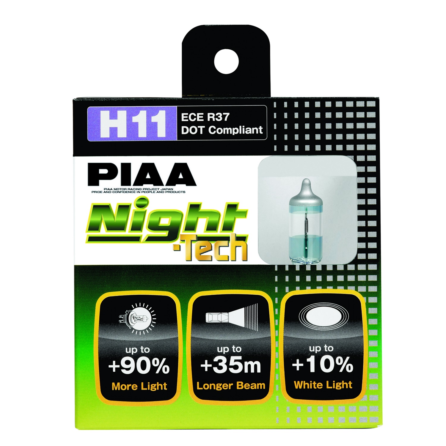 PIAA PIAA 10711 H11 Night-Tech; Replacement Bulb