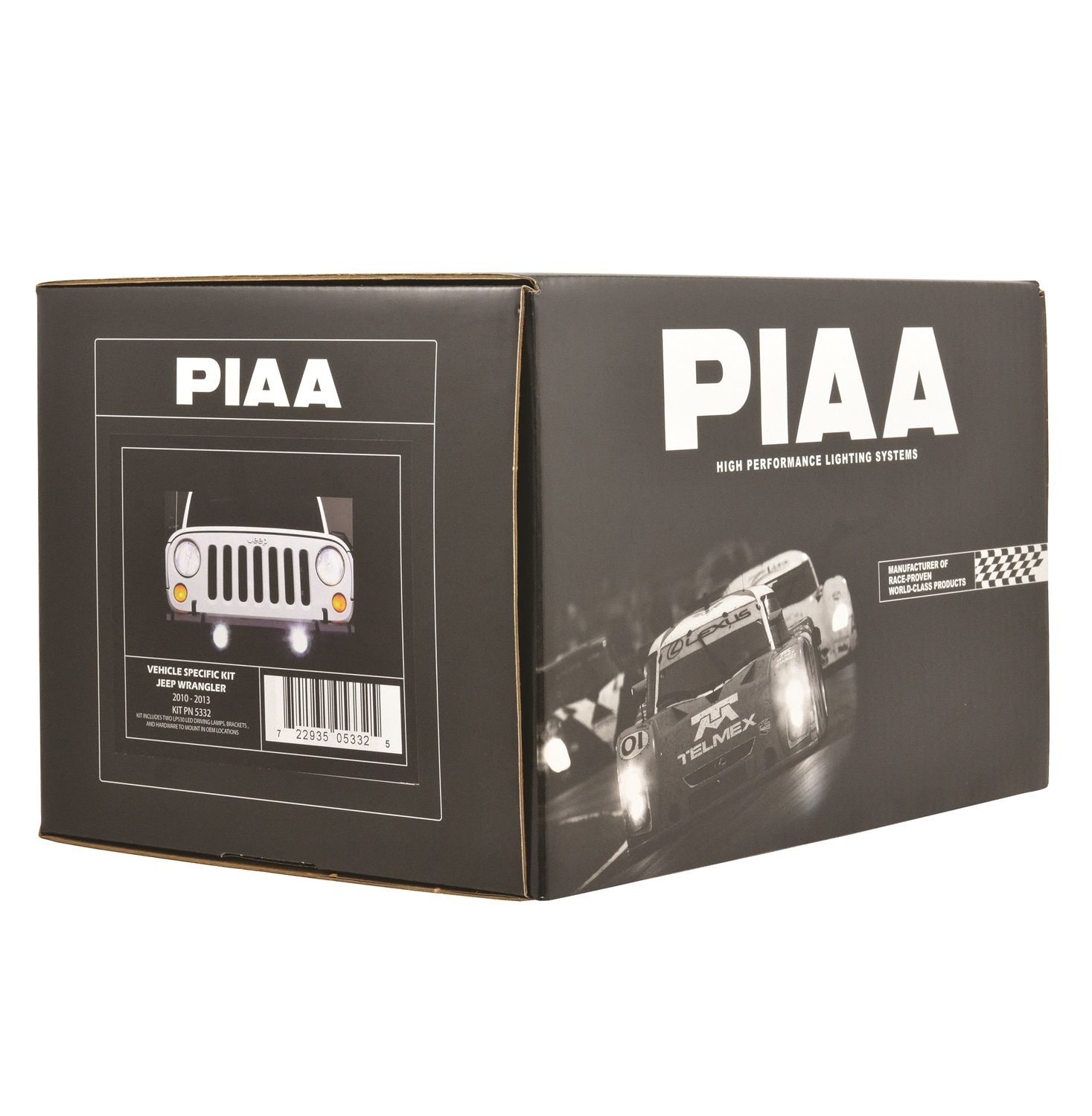PIAA PIAA 05332 LED Driving Lamp Kit Fits 10-13 Wrangler (JK)