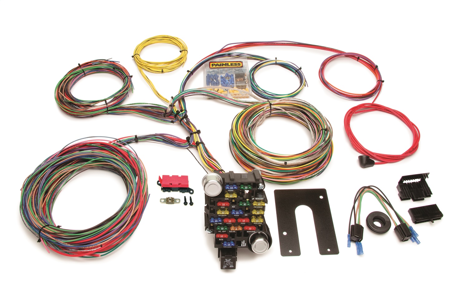 Painless Wiring Painless Wiring 10202 28 Circuit Classic-Plus Customizable Chassis Harness