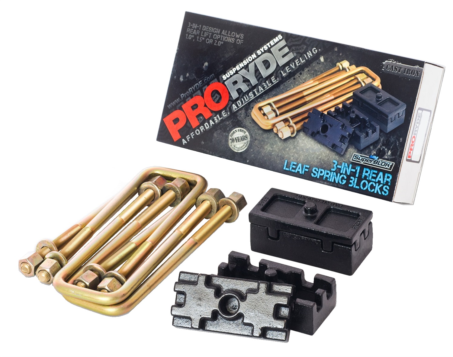 ProRYDE Suspension Systems ProRYDE Suspension Systems 52-5000T SuperBlok 3 In 1 Block Kit