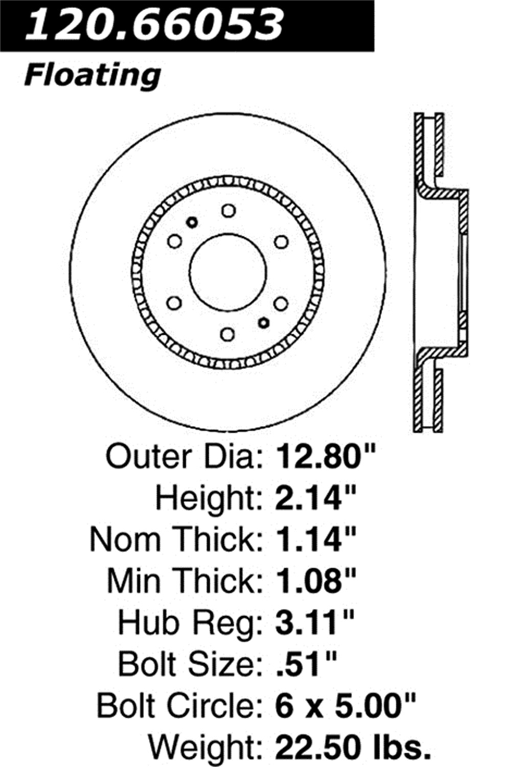 StopTech StopTech 126.66053SR StopTech Sport Rotors