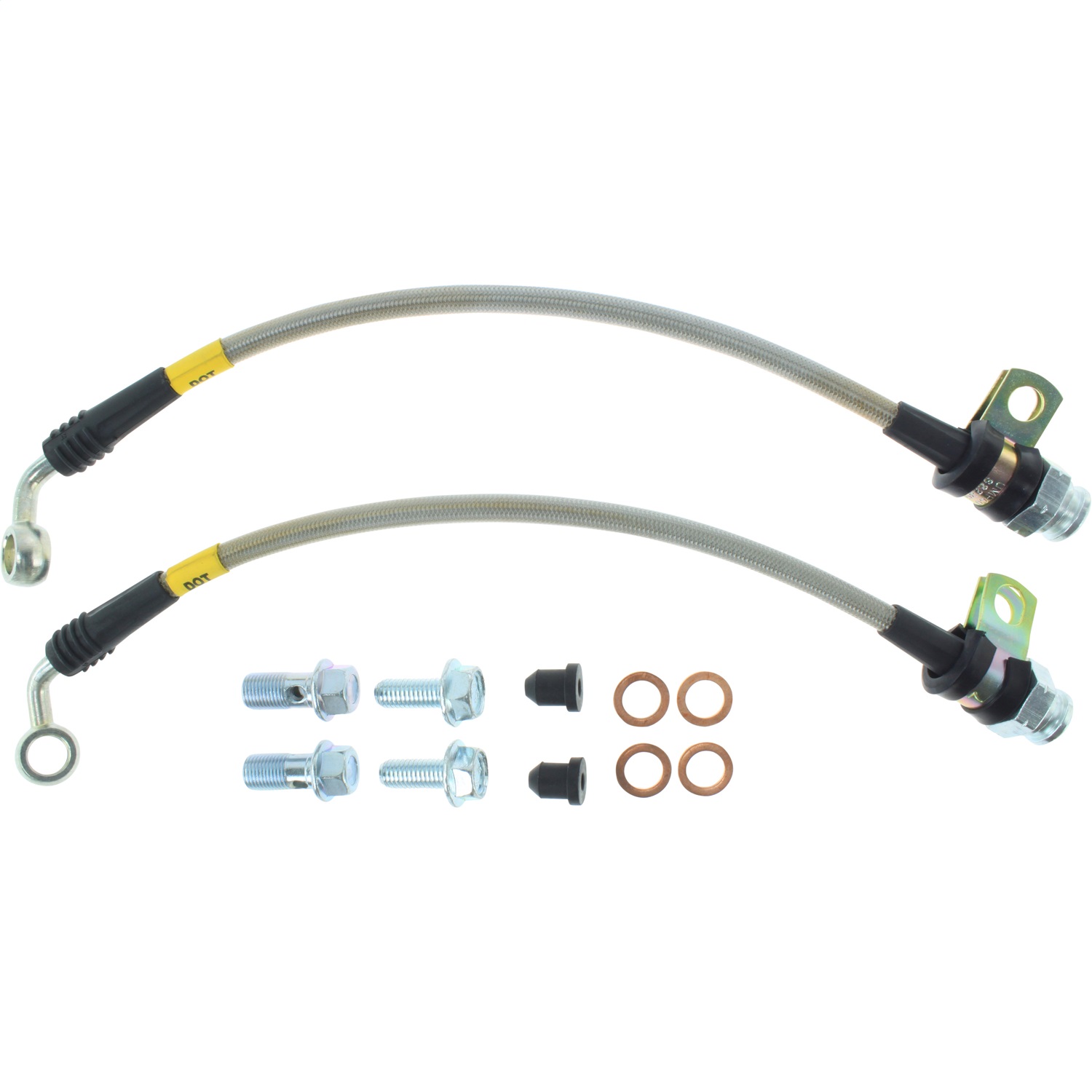 STOPTECH STAINLESS STEEL FRONT BRAKE LINES FOR 03 11 INFINITI FX35