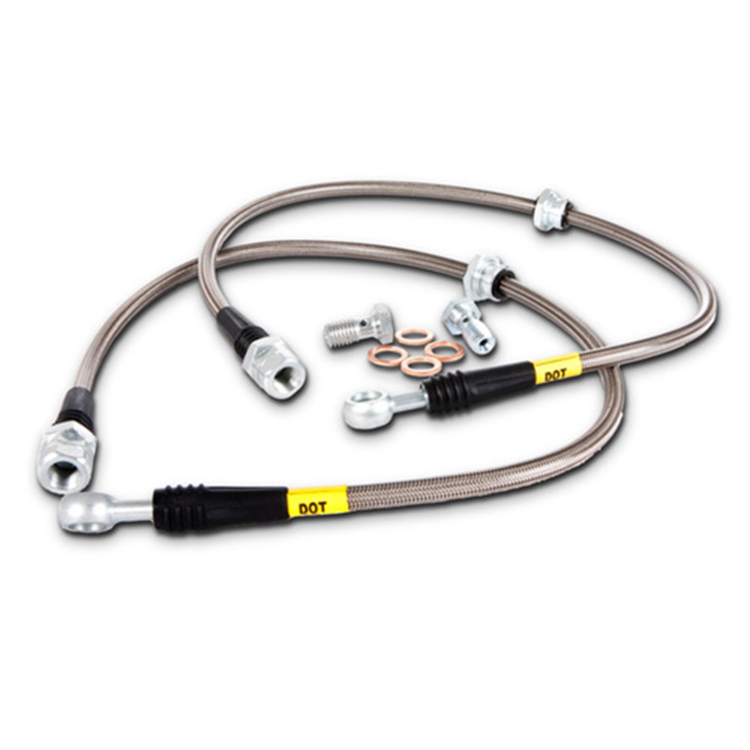 StopTech StopTech 950.45502 Stainless Steel Braided Brake Hose Kit