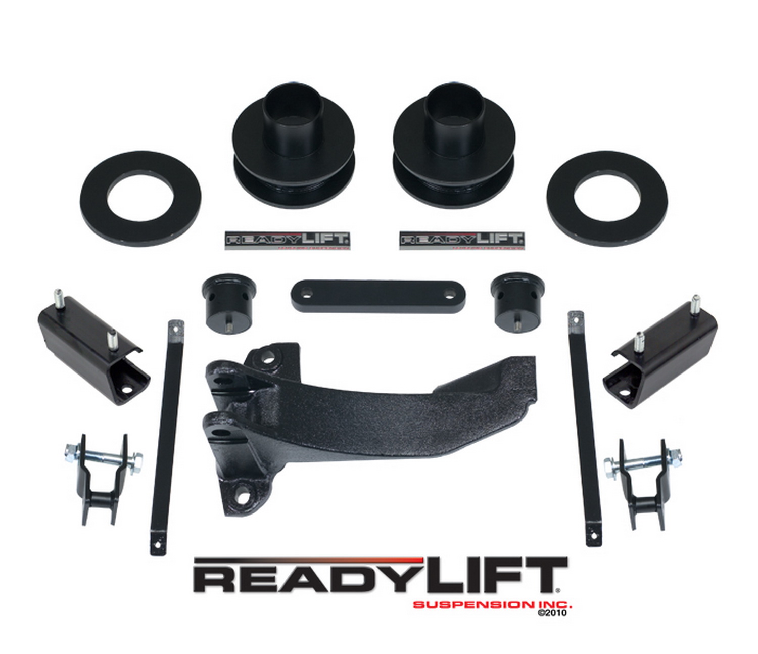 ReadyLift ReadyLift 66-2511 2.5 in. Front Leveling Kit; Stage II Coil Spacers