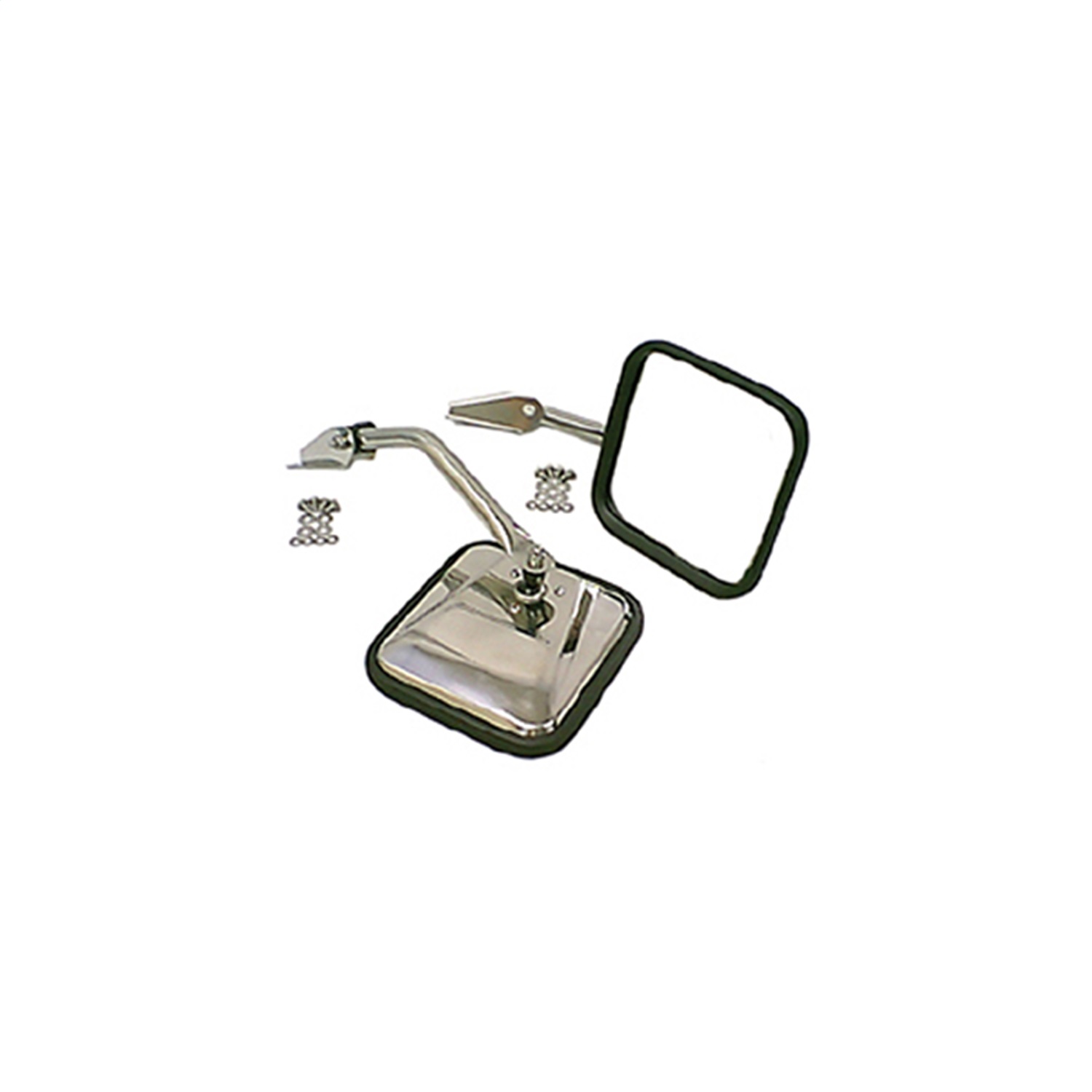 Rugged Ridge Rugged Ridge 11005.01 Side Mirror Door Kit Fits CJ-3B CJ3 CJ5 CJ6 CJ7 Scrambler