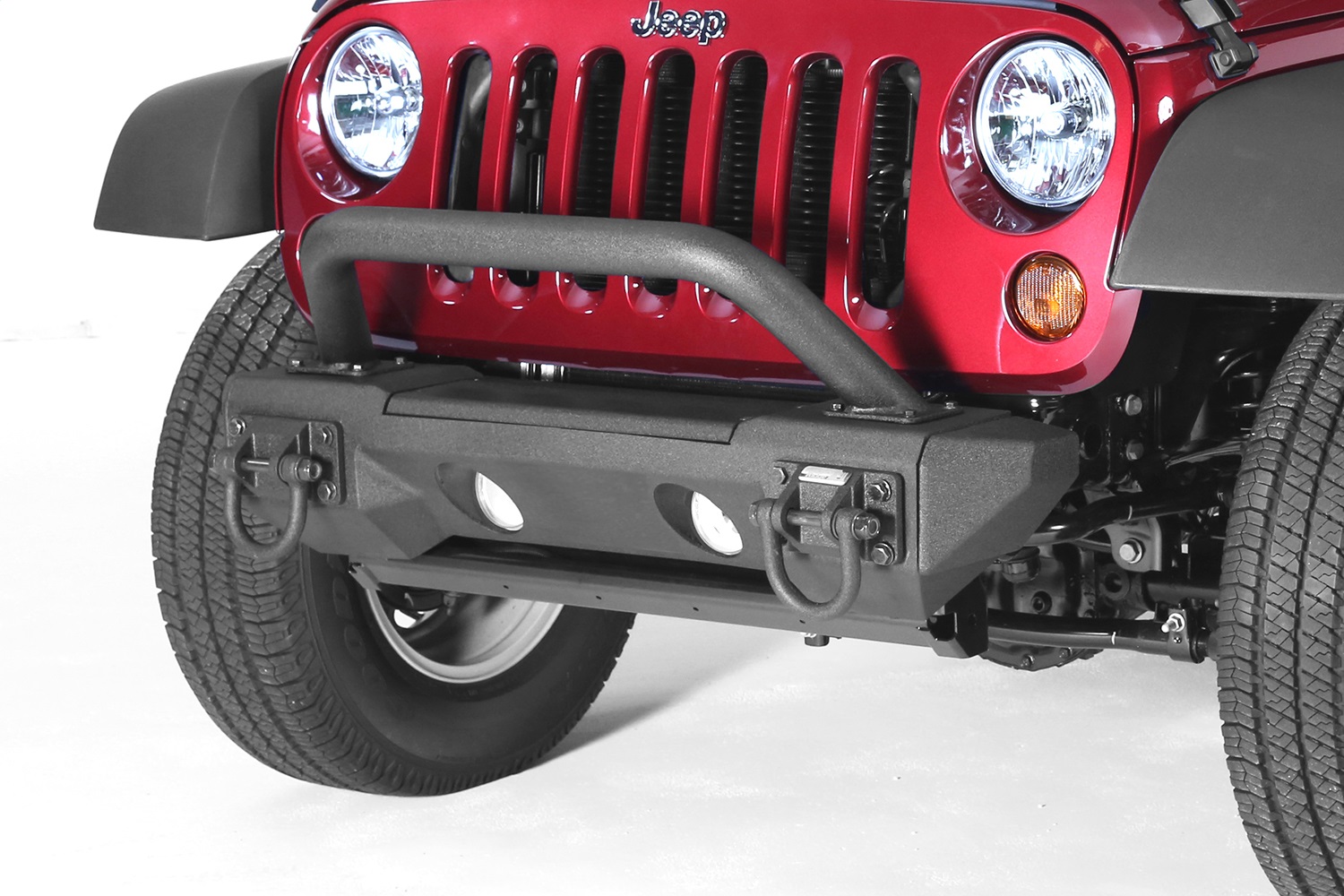 Rugged Ridge Rugged Ridge 11542.14 Hoop Over Rider; Bumper Guard Fits 07-13 Wrangler (JK)