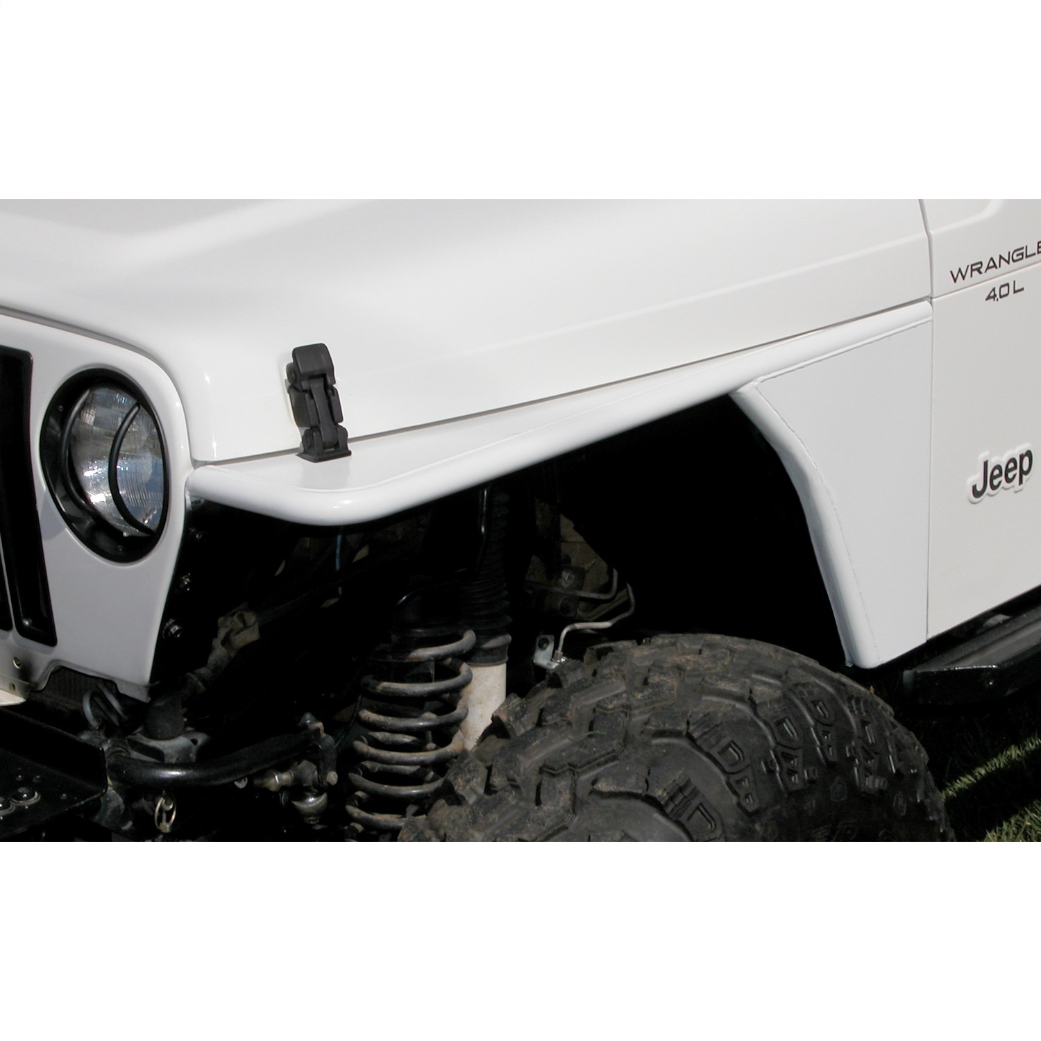 Rugged Ridge Rugged Ridge 12004.53 RRC; Tubular Flat Fender Fits Wrangler (LJ) Wrangler (TJ)