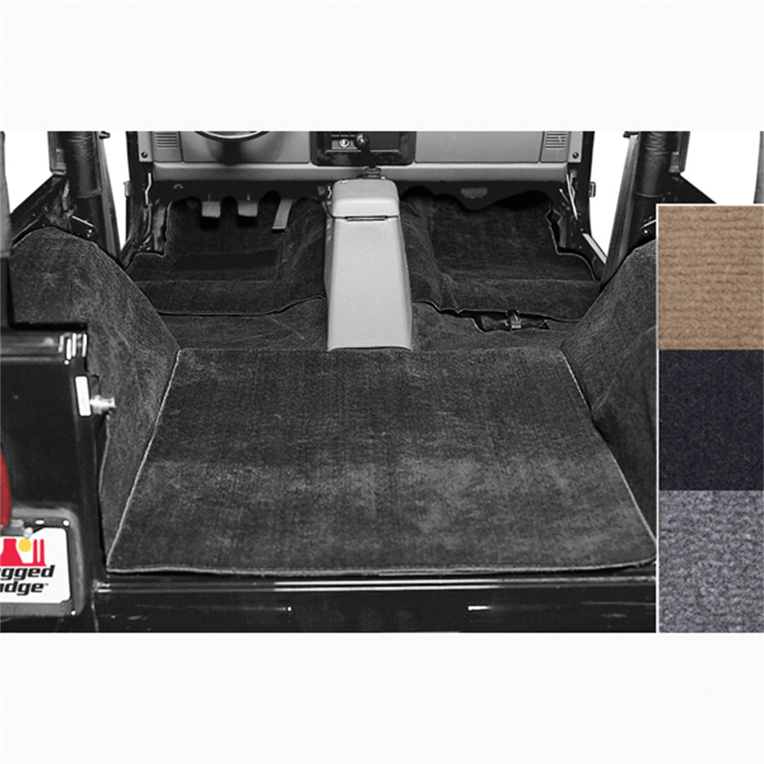 Rugged Ridge Rugged Ridge 13690.01 Carpet Kit Fits 76-95 CJ7 Wrangler (YJ)