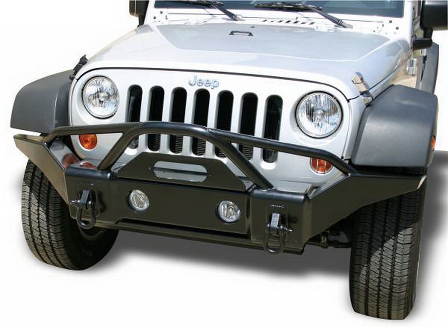 Rampage Rampage 86510 Front Recovery Bumper Fits 07-15 Wrangler (JK)