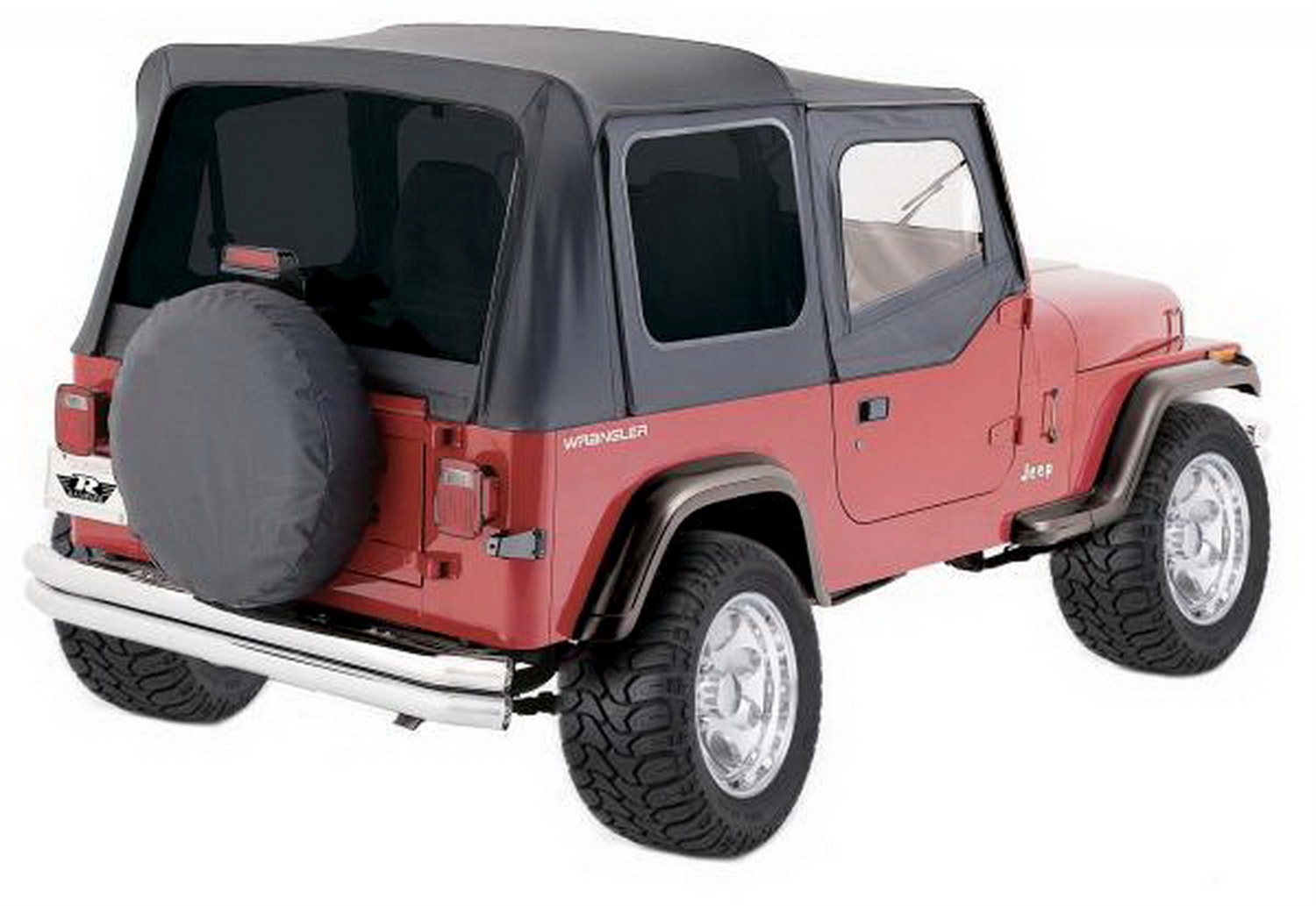Rampage Rampage 68115 Complete Soft Top Kit Fits 87-95 Wrangler (YJ)