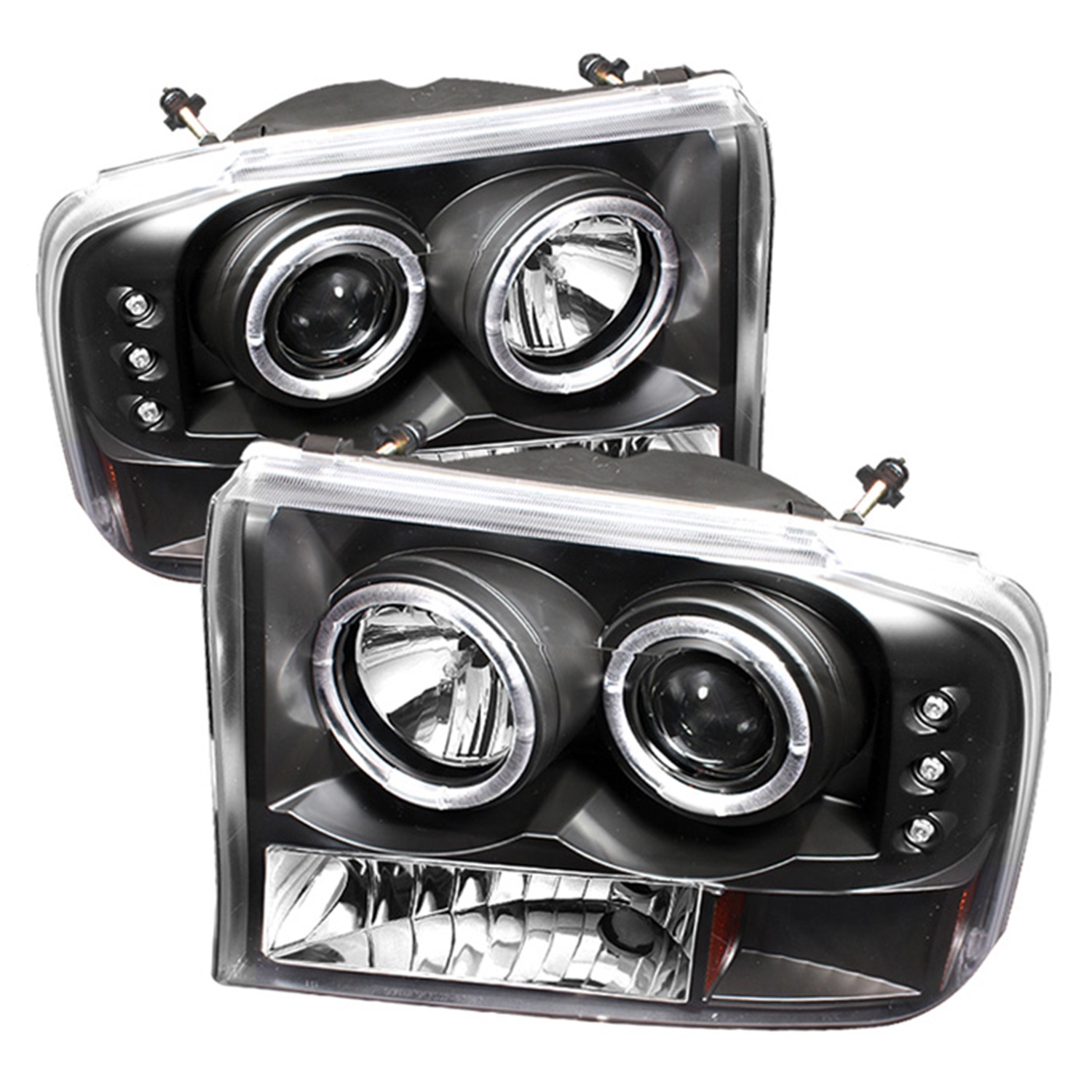 Spyder Auto Spyder Auto 5010339 Dual Halo LED Projector Headlights