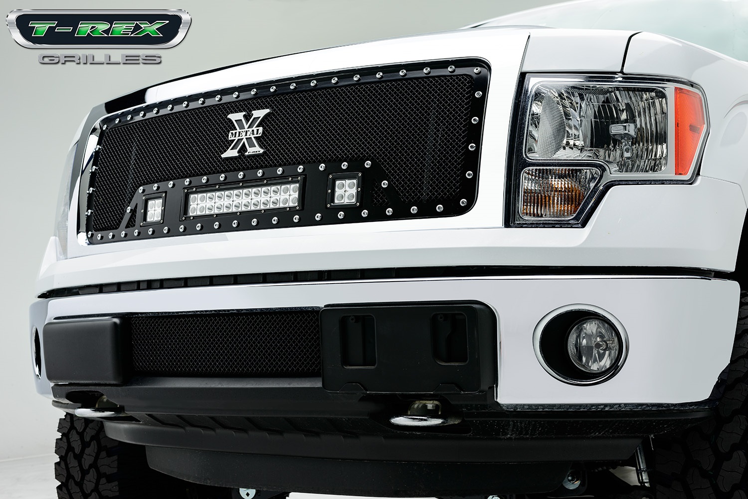 T-Rex Grilles T-Rex Grilles 6315721 Torch Series; LED Light Grille Fits 13-14 F-150