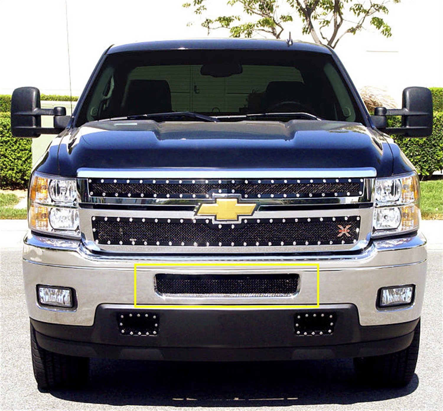 T-Rex Grilles T-Rex Grilles 52114 Upper Class Series; Mesh Bumper Grille Overlay