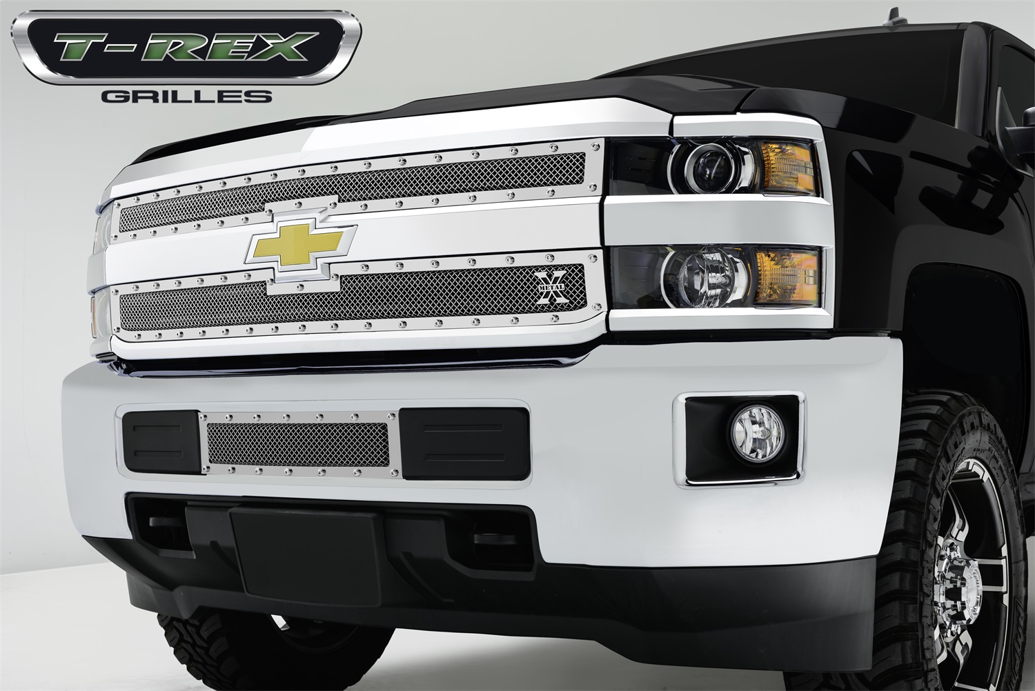 T-Rex Grilles T-Rex Grilles 6711220 X-Metal Series; Studded Mesh Grille Overlay