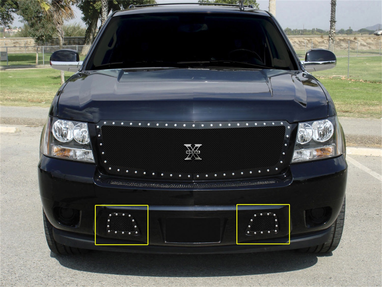 T-Rex Grilles T-Rex Grilles 6720511 X-Metal Series; Studded Bumper Grille Insert