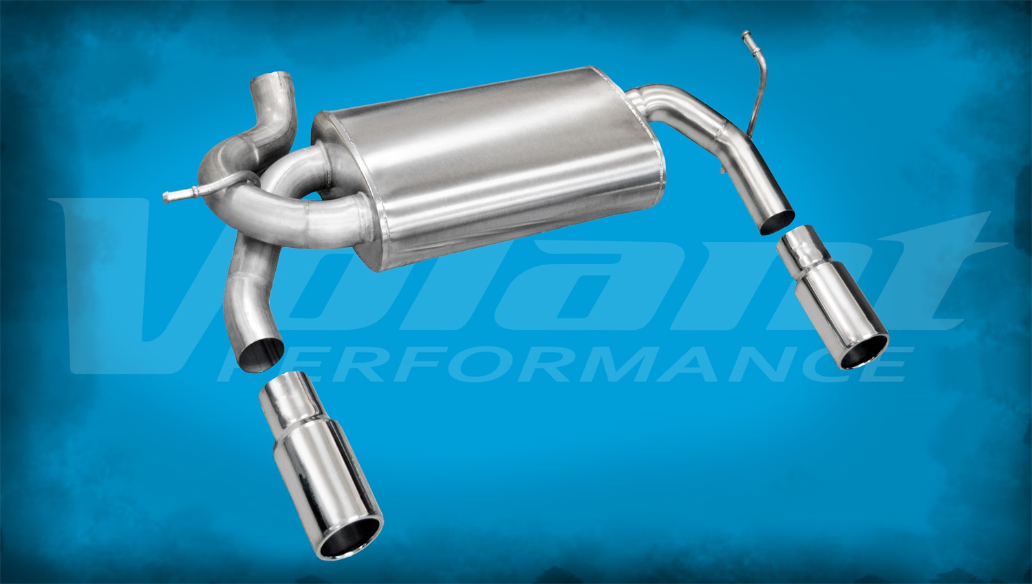 Volant Performance Volant Performance 54412 Axle-Back Exhaust Kit Fits 07-15 Wrangler (JK)