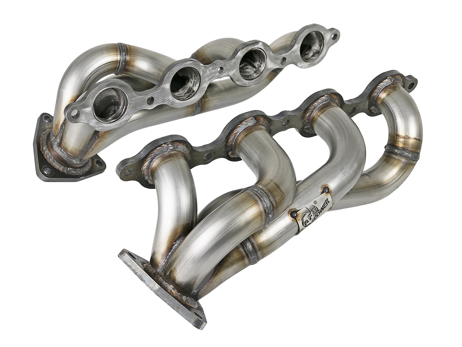 aFe Twisted Steel 1-3/4in Shorty Headers For 2019 Silverado /Sierra 1500 5.3/6.2