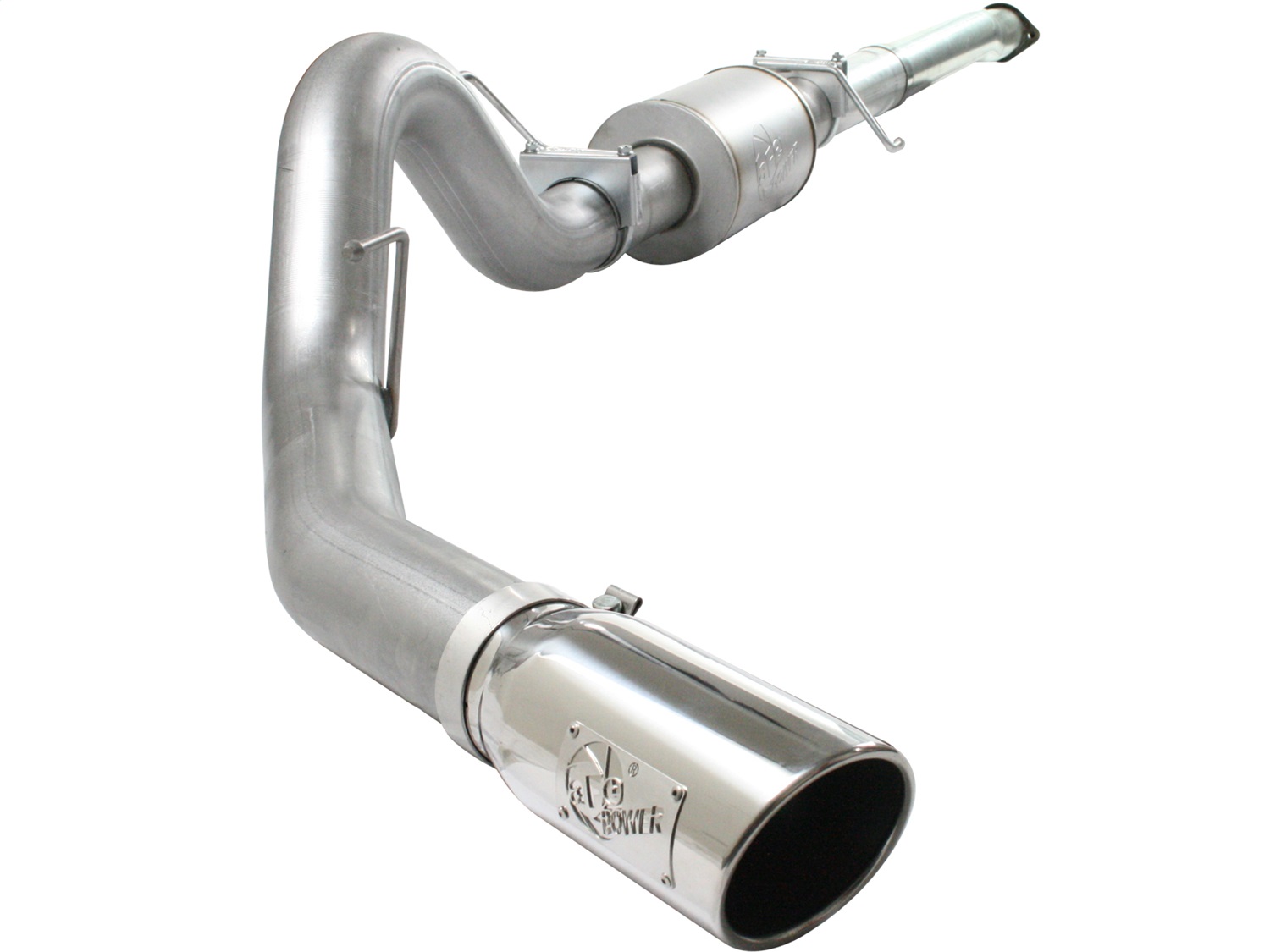 aFe ATLAS 4” Aluminized Cat-Back Exhaust Kit, Fit F150 11-14 EcoBoost 3.5L