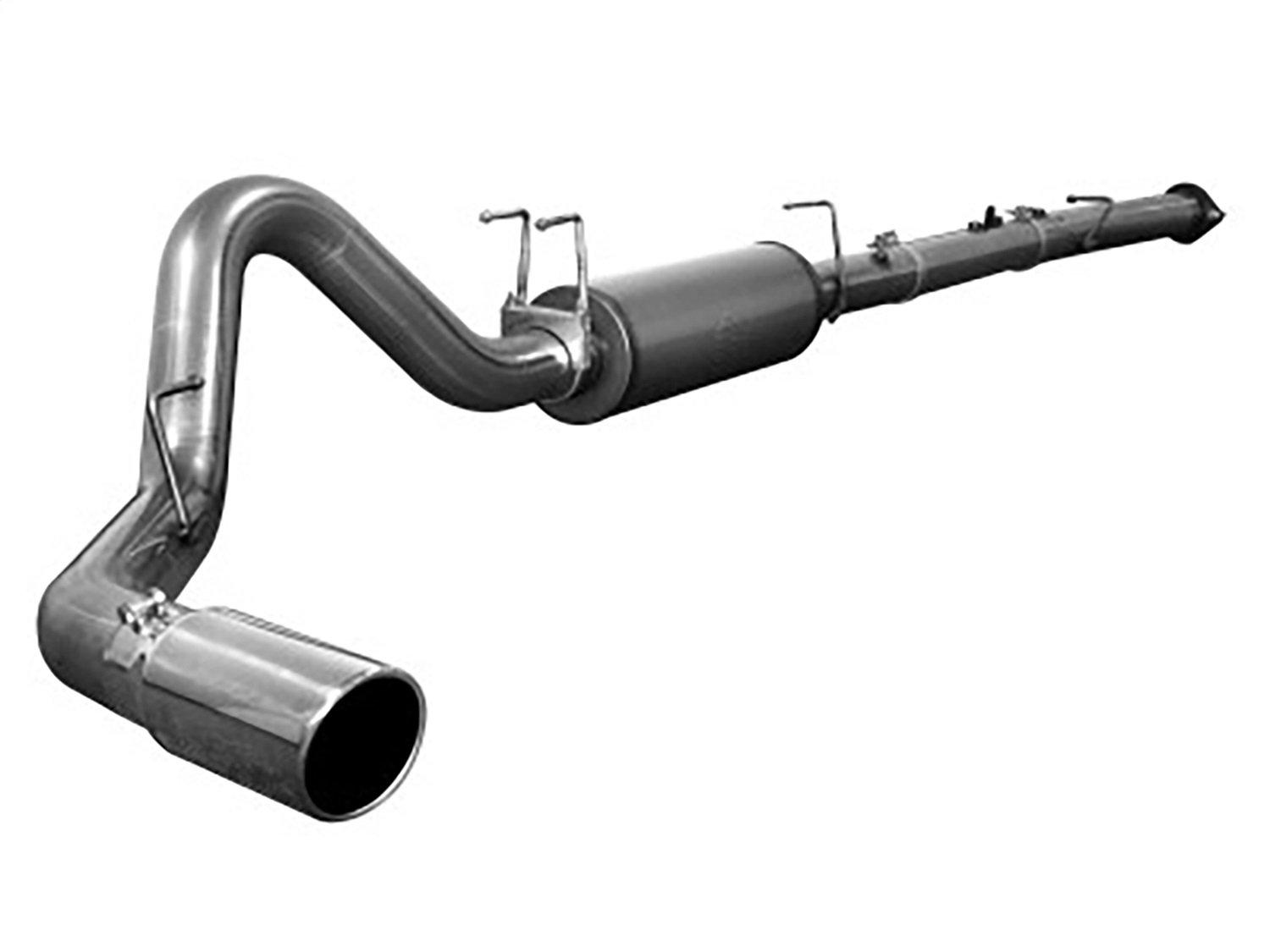 AFE Filters 49-13022 LARGE Bore HD Down-Pipe Back Exhaust System