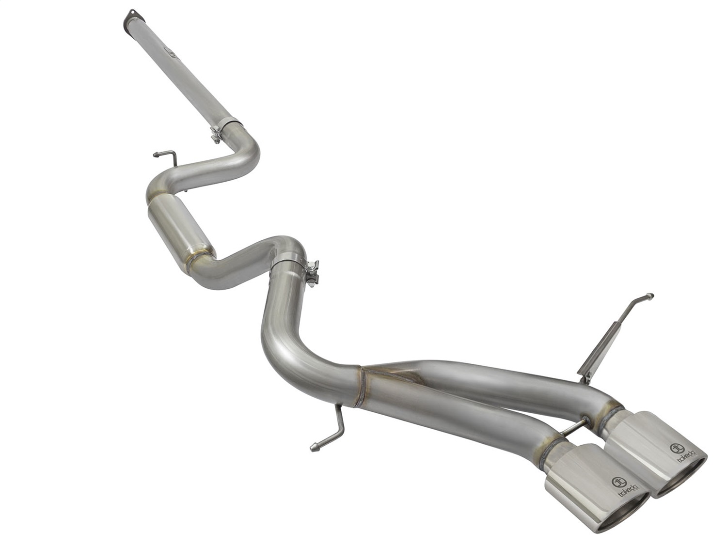 AFE 3in 304 Stainless Steel Cat-Back Exhaust System w/Polished Tip 49-33083-P