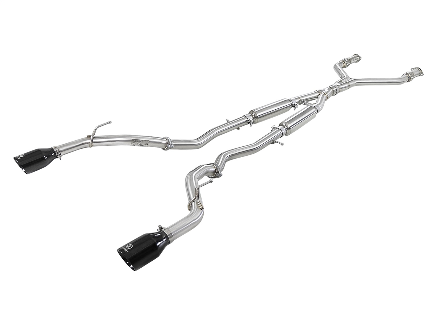 aFe Takeda 2.5in 304 SS Cat-Back Exhaust System For 16-18 Infiniti Q50 V6-3.0L