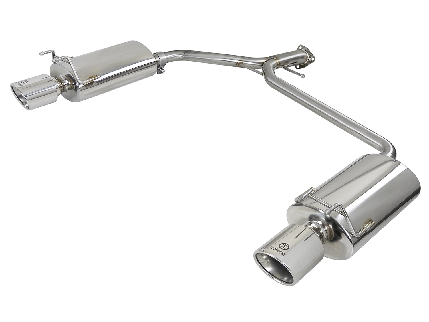 AFE 1-3/4in to 2-1/4in 304 Stainless Steel Axle-Back Exhaust System 49-36604