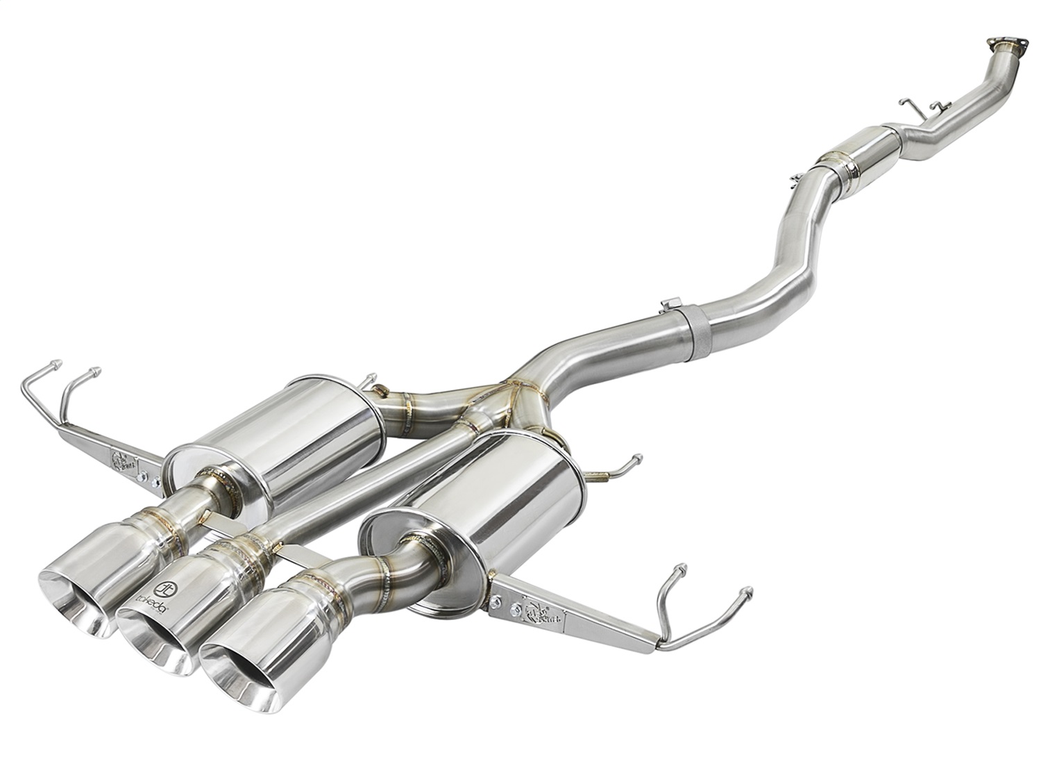 aFe Takeda 3in 304 SS Cat-Back Exhaust For 17-18 Honda Civic Type R L4 2.0L