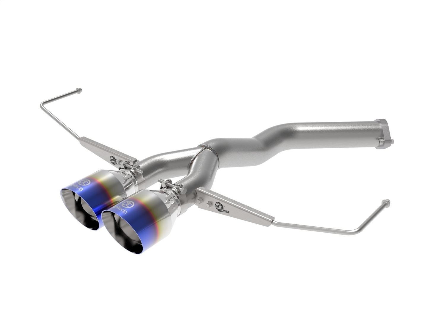 aFe 3in-2.5in 304 SS Axle-Back Exhaust w/ Flame Tip Fit 19-20 Veloster I4-1.6L