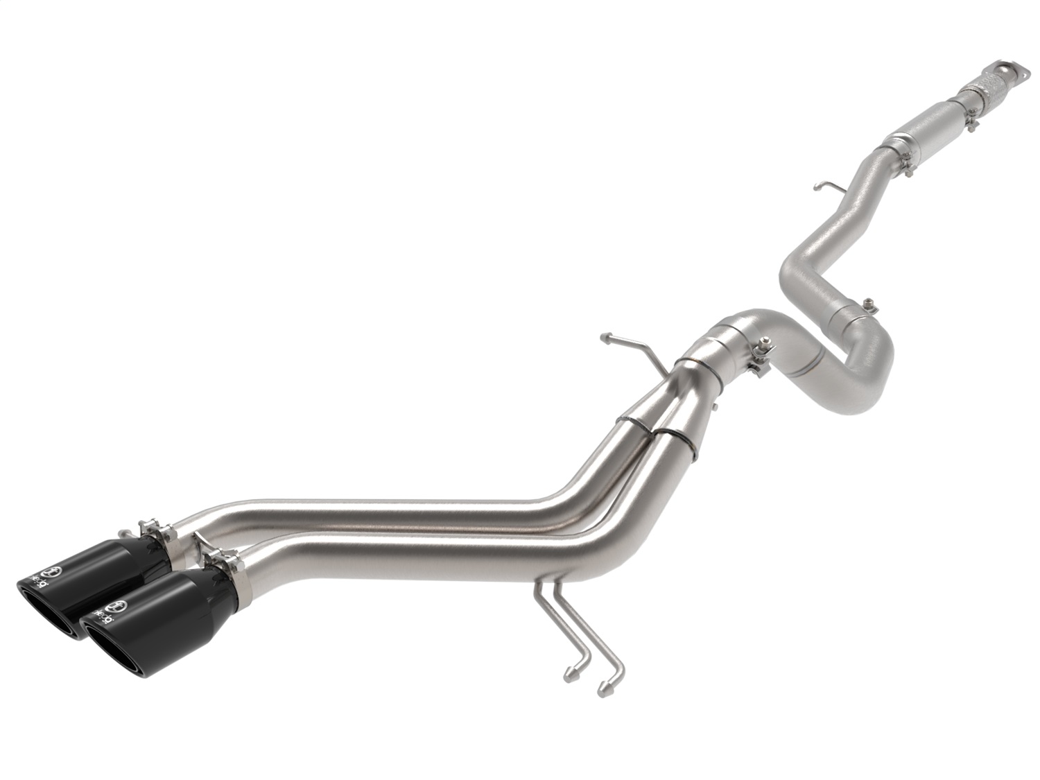 aFe for Takeda 2-1/2 IN to 3 IN Cat-Back Exhaust w/ Black Tips Hyundai Veloster