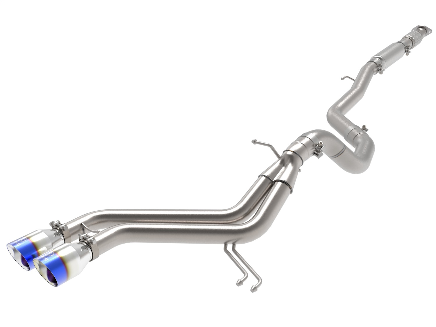 aFe for Takeda 2-1/2 IN to 3 IN Cat-Back Exhaust w/ Blue Flame Tip Hyundai