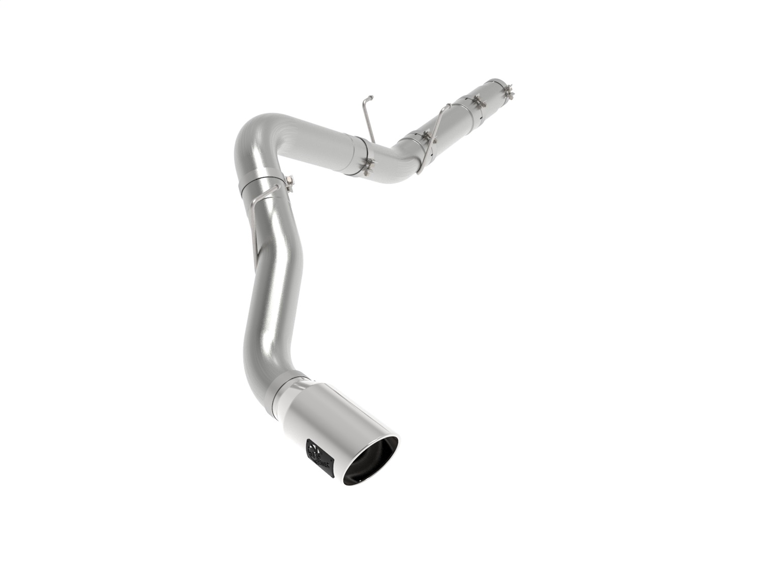 aFe 5in 409-SS DPF-Back Exhaust w/Pol Tip Fit 19-20 Ram Diesel L6-6.7L (td)