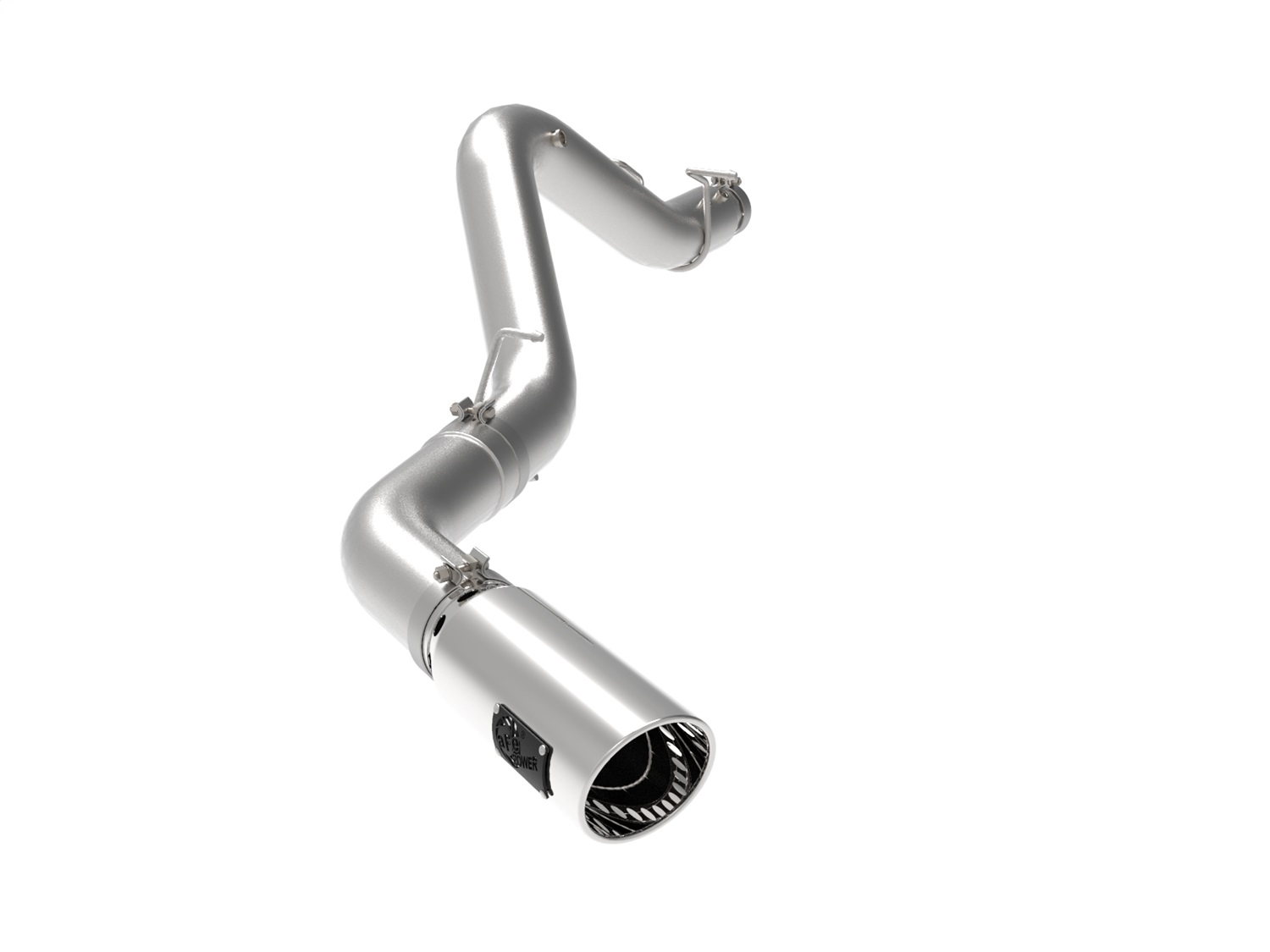 aFe Large Bore-HD 5 IN 409 SS DPF-Back Exhaust System Fit 20-21 GM Truck V8-6.6L