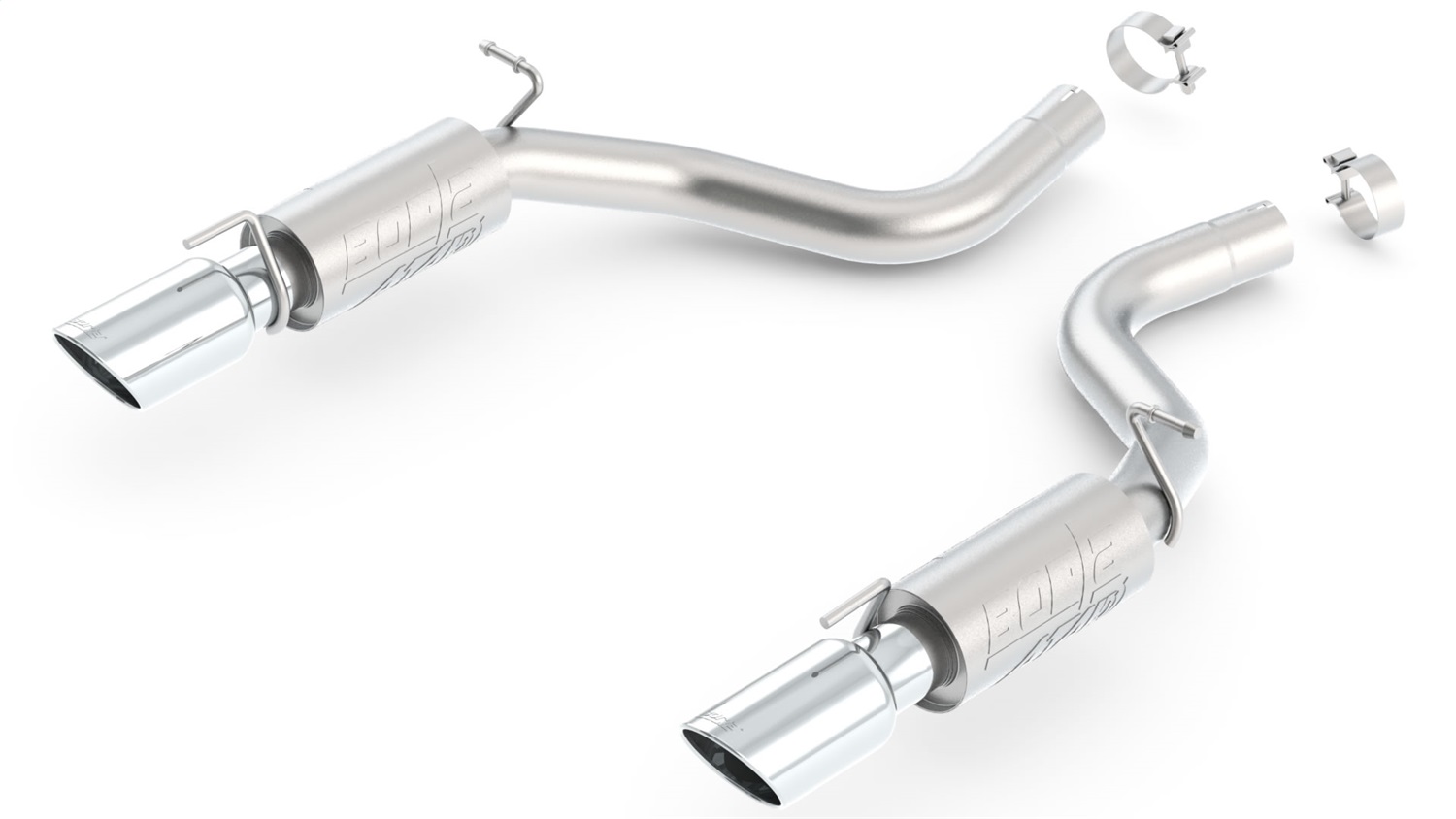 Borla 11833 - ATAK Stainless Steel Dual Rear Section Exhaust System